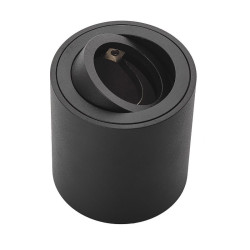 Oprawa sufitowa OREA czarna ruchoma okrągła