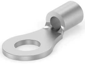 Uninsulated ring cable lug, 0.3-1.42 mm², AWG 22 to 16, 3.68 mm, M3.5, metal, 34107