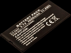 14161 Smartphone battery for Nokia devices, Li-Ion, 3000 mAh