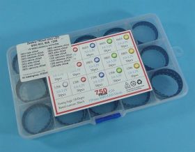 ZESTAW DIÓD LED SMD 100szt 0603/805/1206