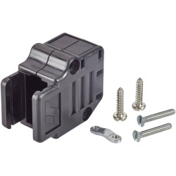 FCI 863093C25MLF D-SUB Housing 25 Pins Plastic Metallised Silver 90&#xB0;