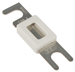 Bezpiecznik samochodowy, 500A kolor Biały, SIBA 80V dc