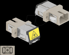 86889 Fiber optic coupling SC/SC simplex