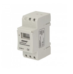 Programator czasowy 16A 3600W DIN 16 programów OR-PRE-414