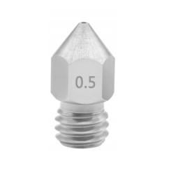 0.5mm M6 MK8 Stainless Steel Nozzle for 1.75mm Filament