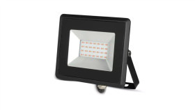 Projektor Led 20W Barwa Czerwona Czarny Ip65 5992