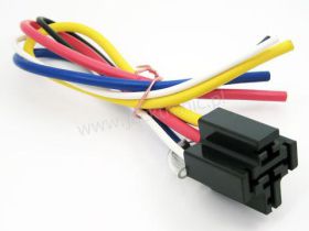 GNIAZDO PRZEKAŹNIKA SAMOCHO.Z PRZEWODAMI