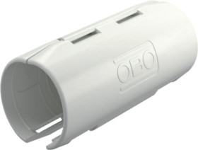 Connecting sleeve, (L x H) 72 x 28 mm, head Ø 24 mm, PP, white, for M25, 2154095