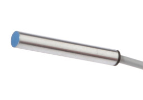 Czujnik indukcyjny Ø6,5mm dł: 45mm quasi-zabudowany Sn: 3mm 10-30V DC PNP NO kabel 2m PVC IP67 mosiądz chromowany IB060106