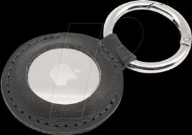 FIXWAT-C2-BK Keyring cover for AirTag, black