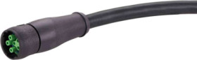 Connection cable, 5 m, socket, 6 pole straight to open end, 1.5 mm², 21342900641050