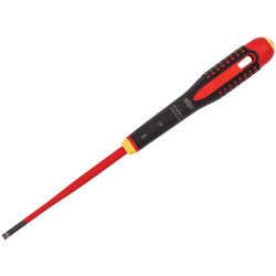 Bahco BE-8050SL ERGO&#x2122; Slim VDE Insulated Slotted Screwdriver 5.5 x 125mm