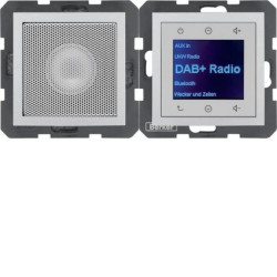 Radio Touch DAB+ Bluetooth z głośnikiem alu mat 30801404