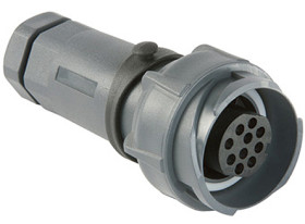 Złącze wielostykowe przemysłowe 6-pinowe Montaż na kablu Gniazdo Bulgin