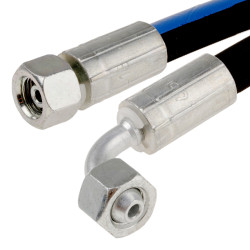 Zespół węży hydraulicznych, 962mm, 400bar, Proste G 1/4 żeńskie - G 1/4 żeńskie