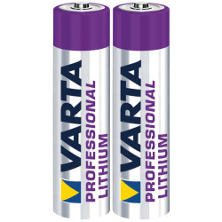 Varta 6103301402 Professional Lithium 1.5V AAA 1100mAh Battery Pack of 2