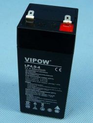 4V/4,9Ah 43x43x100mm VIPOW AK.AGM