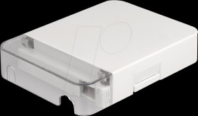 86844 FO wall mount outlet, 1 x SC Simplex / LC Duplex