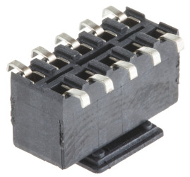 Gniazdo PCB 10 -pinowe 2 -rzędowe raster: 2.54mm Listwa gniazdowa Proste SMD