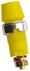 Gniazdo bananowe Żeński typ Gniazdo bananowe Żółty 32A Schutzinger rozmiar 4 mm