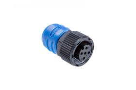 Przemysłowe złącza okrągłe 5-pinowe Montaż gwintowany Gniazdo Amphenol Industrial