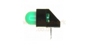 LED - 5mm green CBI Circuit board indicator (HLMP-3507-D00B2) - Avago