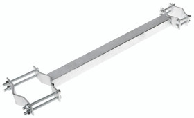 Obejma do równoległego zamocowania masztów rurowych OR-70R90-150