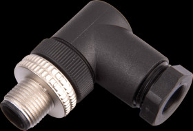 ELWIST 4012 PG9 4-pin cable plug ELWIST M12, angled