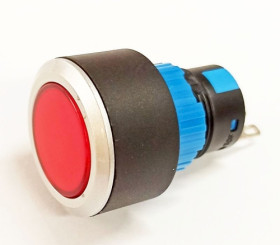 LAS1-AWY-11Z/R przycisk chwilowy czerwony