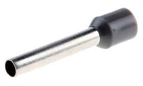 Końcówka tulejkowa izolowana 4mm² długość 18mm Szary średnica 2.8mm Izolowane RS PRO
