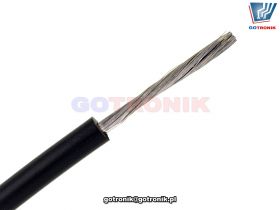 Przewód silikonowy Amass przekrój 2,50mm czarny