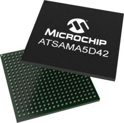 Mikroprocesor ATSAMA5D42B-CU SAMA5D4 ARM Cortex A5 32bit ARMv7-A 600MHz 289-pinowy LFBGA