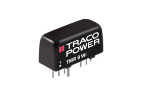 Przetwornica DC-DC, 9W, Uwe 18 → 75 V DC, Uwy 24V dc, Iwy 375mA, TRACOPOWER