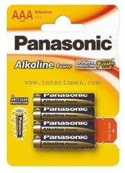 LR3 / AAA Panasonic 9334 Alkaline Power Bx 4