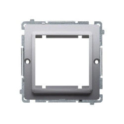 Simon Basic Adapter (przejściówka) na osprzęt standardu 45 × 45 mm. inox (met.) BMA45/21