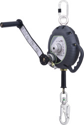 Zabezpieczenie przed upadkiem, Poliamid, 10m, Pojedynczy, Stal nierdzewna