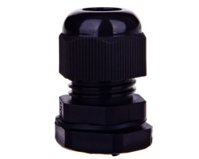 Dławnica kablowa poliamidowa PG11 IP68 DP 11/H BK czarna E03DK-01030300201 /100szt./