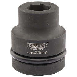Draper Expert 05101 Expert 20mm 1&quot; Square Drive Hi-Torq&#xAE; 6 Point Impact Socket