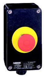 Kaseta sterownicza, XAW-F, metalowa, 1 NC+1 NC, czerw., Wyłącznik bezp. XAWF198EX