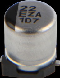 EEHZA1E220R Polymer hybrid SMD electrolytic capacitor, 22 µF, 25 V, 5.0x5.8