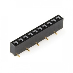 Listwa żeńska 1x10 raster 2mm SMD - XBee - SparkFun PRT-10030