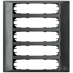 Mocowanie elektroinstalacyjne, kolor Carbon Fibre, 5-krotna, Termoplastyczny, Siemens