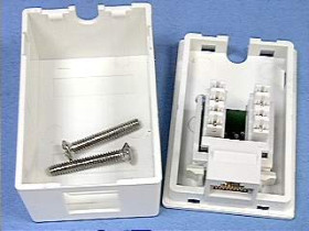 Gniazdo abonenckie 1 x RJ45 UTP-5