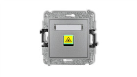 Mini Mechanizm Gniazda Światłowodowego/Optycznego Pojedynczego Srebrny...