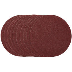 Draper 62991 Sanding Discs, 150mm, PSA, 40 Grit, (Pack of 10)