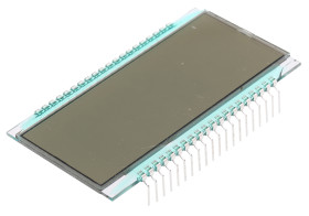 Wyświetlacz monochromatyczny LCD, , 7-segmentowy, RS PRO