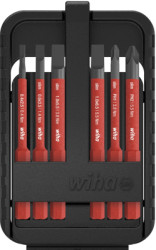 VDE Bit kit, 2.5 mm, 3.5 mm, 5.5 mm, 6.5 mm, PH1, PH2, Phillips/slotted, BL 75 mm, L 75 mm, SB2831B902