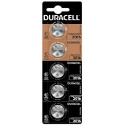 Bateria CR2016 DURACELL (DL2016) litowa 3V (5szt)