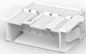 Insulating housing for 6.35 mm, 6 pole, PA, UL 94V-2, natural, 927742-6