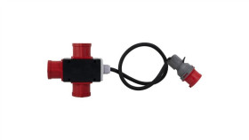 Rozdzielnica Parma - Wtyczka 32A 5P, Gniazda 3X32a 5P + Opd 5X4 - 15M